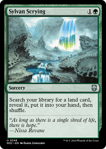 Sylvan Scrying⁣ - Commander: Modern Horizons 3⁣ (Uncommon)⁣ [248]