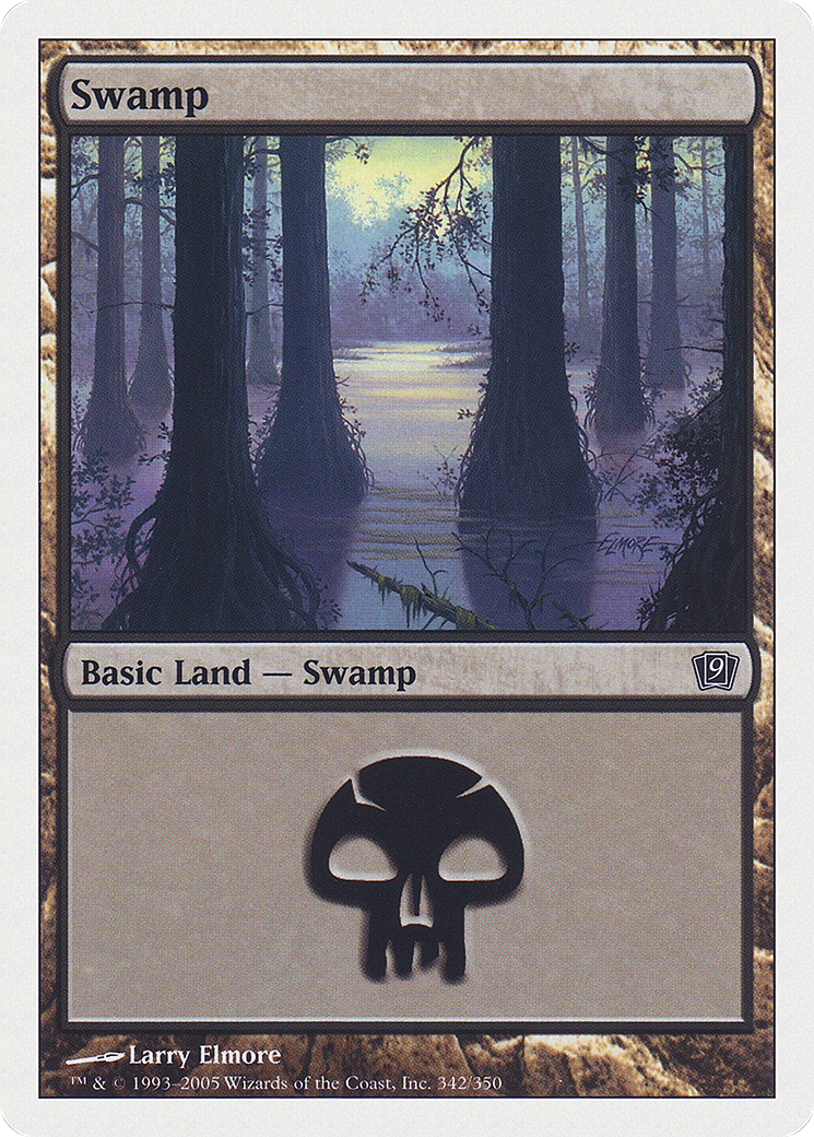 Swamp (342) (9ED-342) - Ninth Edition