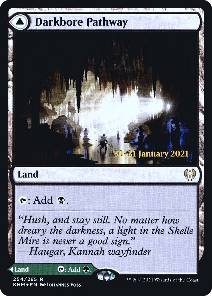 Darkbore Pathway (PRE-254S) - Kaldheim Promos Foil