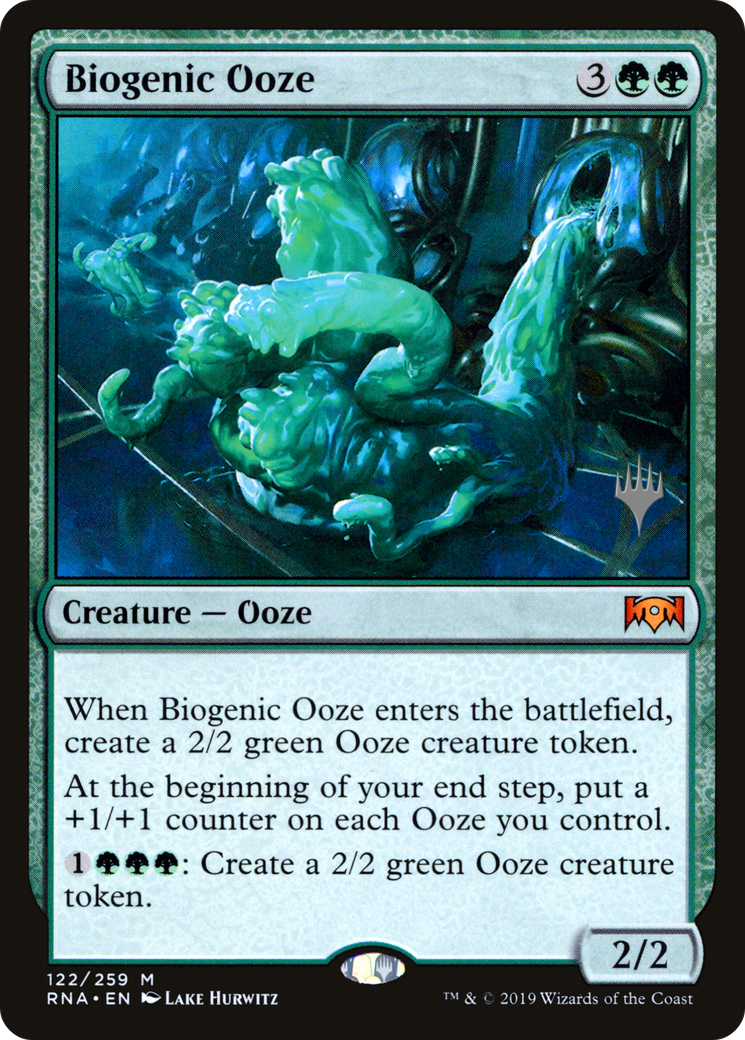 Biogenic Ooze (PPTHB-122P) - Ravnica Allegiance Promos