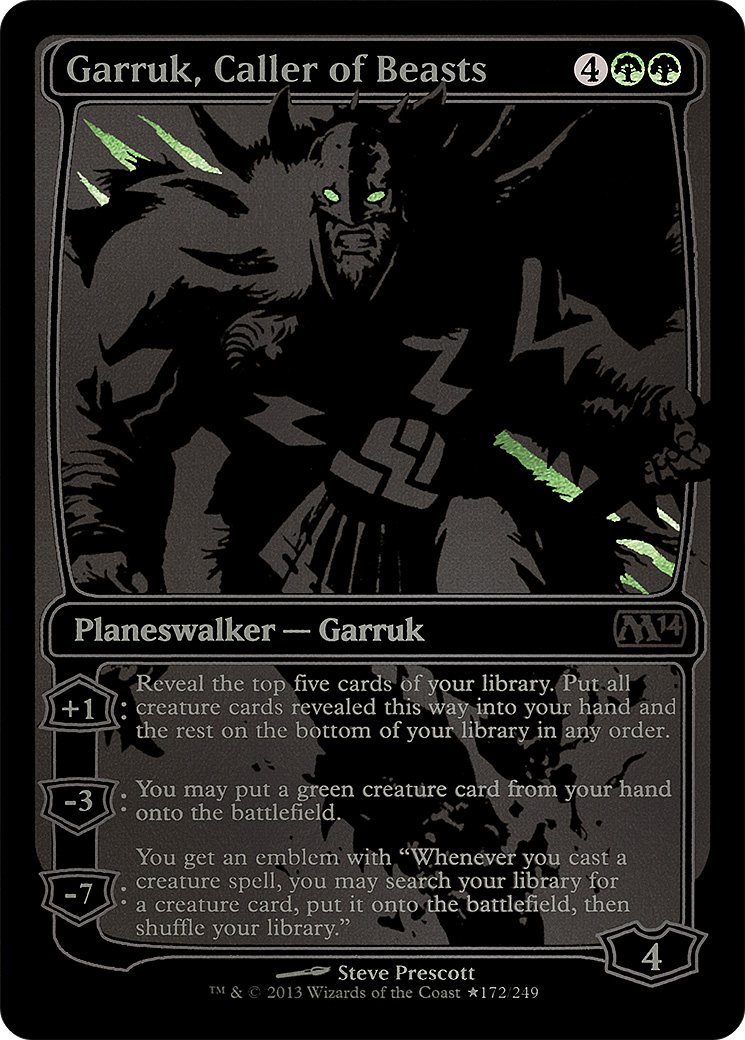 Garruk, Caller of Beasts (SDCC 2013 Exclusive) (MEDIA-172★) - San Diego Comic-Con 2013 Foil