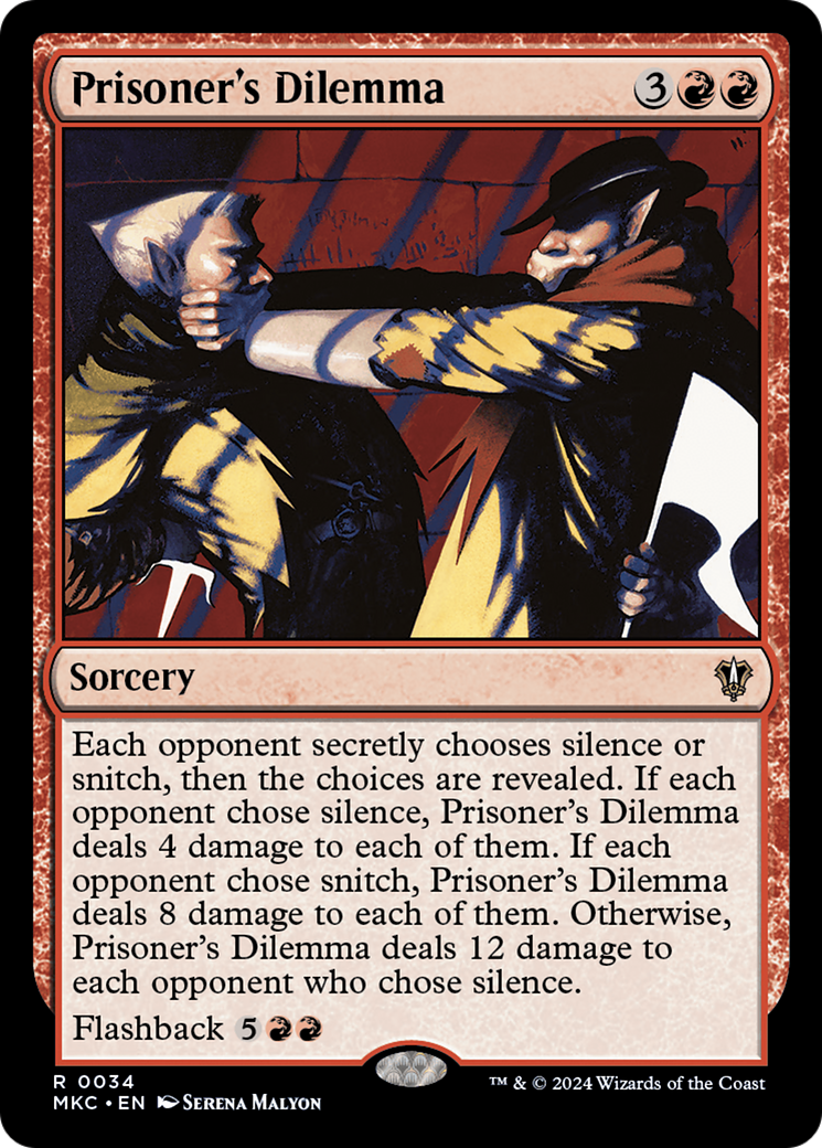 Prisoner's Dilemma⁣ - Commander: Murders at Karlov Manor⁣ (Rare)⁣ [34]