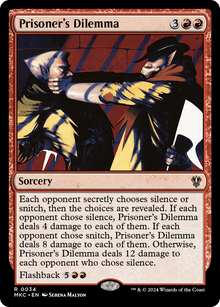 Prisoner's Dilemma⁣ - Commander: Murders at Karlov Manor⁣ (Rare)⁣ [34]