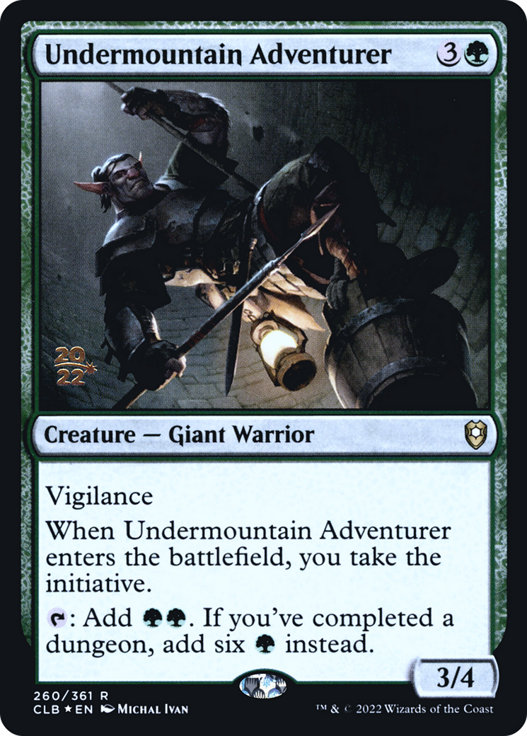 Undermountain Adventurer (PRE-260S) - Battle for Baldur's Gate Promos Foil