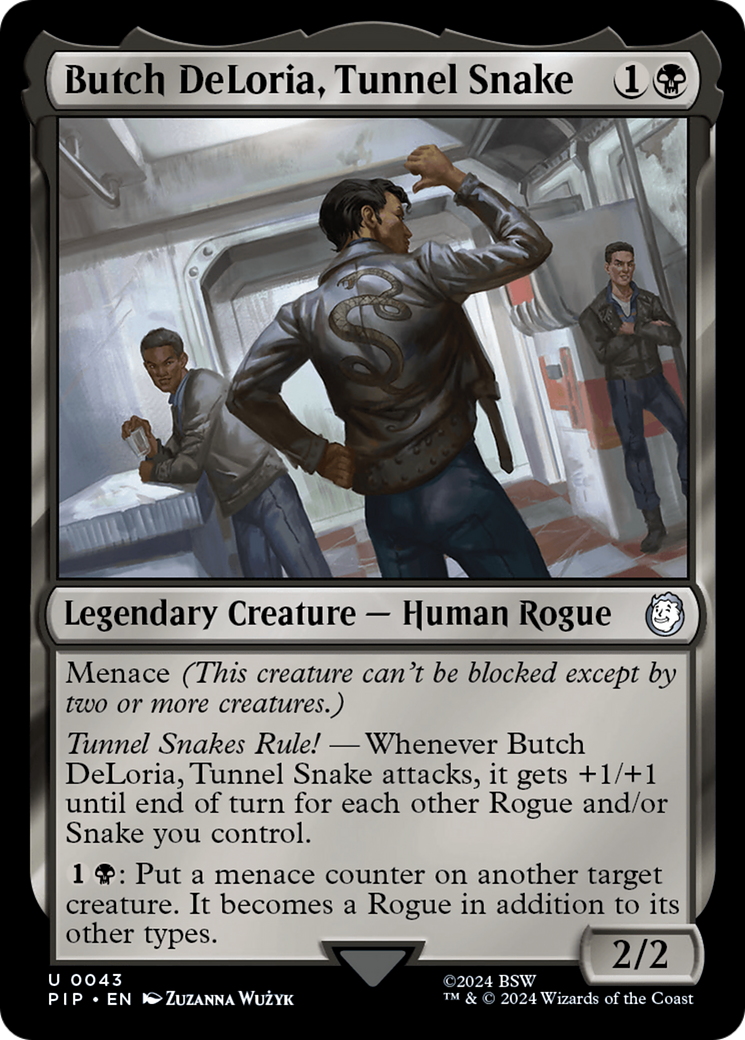 Butch DeLoria, Tunnel Snake⁣ - Universes Beyond: Fallout⁣ (Uncommon)⁣ [43]