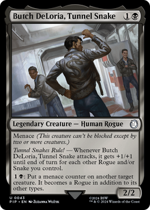 Butch DeLoria, Tunnel Snake⁣ - Universes Beyond: Fallout⁣ (Uncommon)⁣ [43]