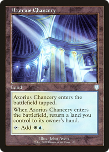 Azorius Chancery⁣ - Commander: The Brothers' War⁣ (Uncommon)⁣ [175]