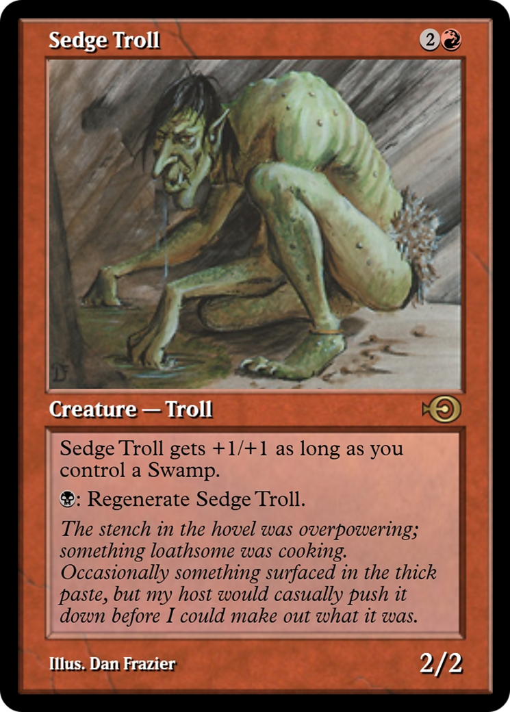 Sedge Troll (PRM-209) - Magic Online Promos Foil