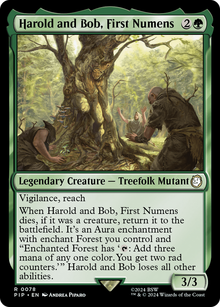 Harold and Bob, First Numens⁣ - Universes Beyond: Fallout⁣ (Rare)⁣ [78]