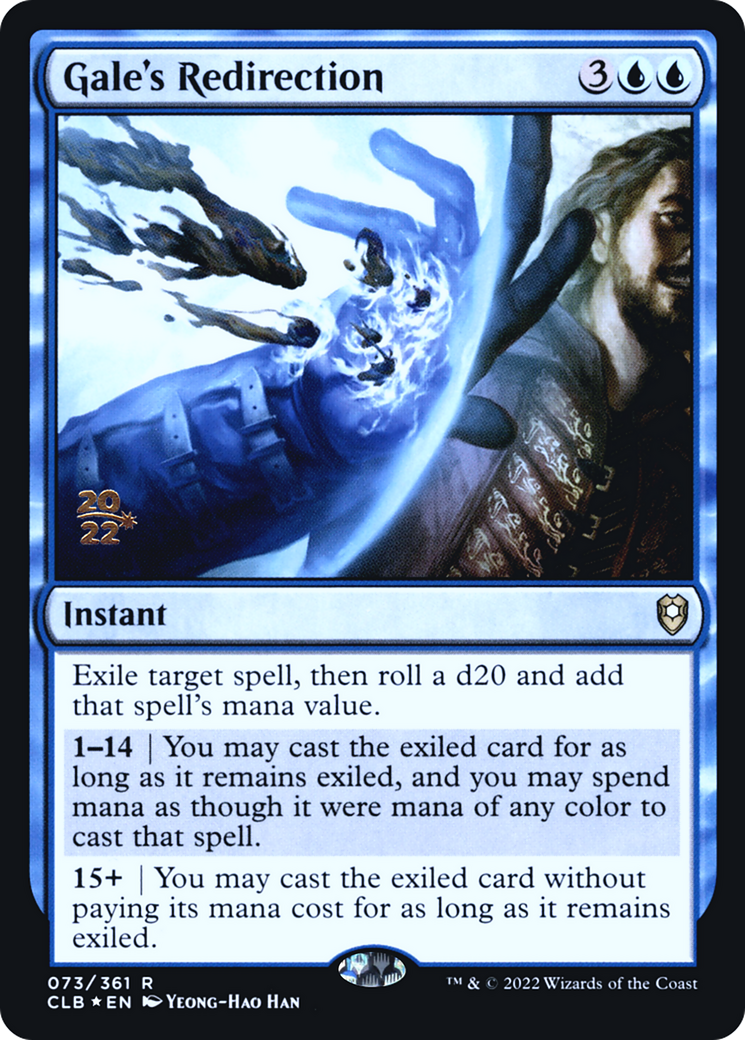 Gale's Redirection (PRE-73S) - Battle for Baldur's Gate Promos Foil
