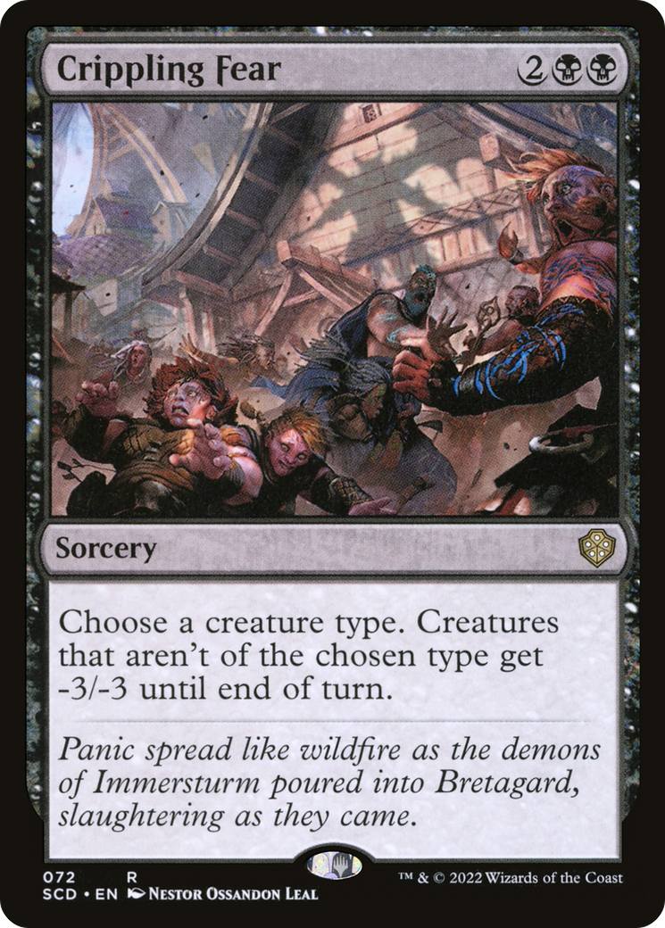 Crippling Fear (SCD-072) - Starter Commander Decks