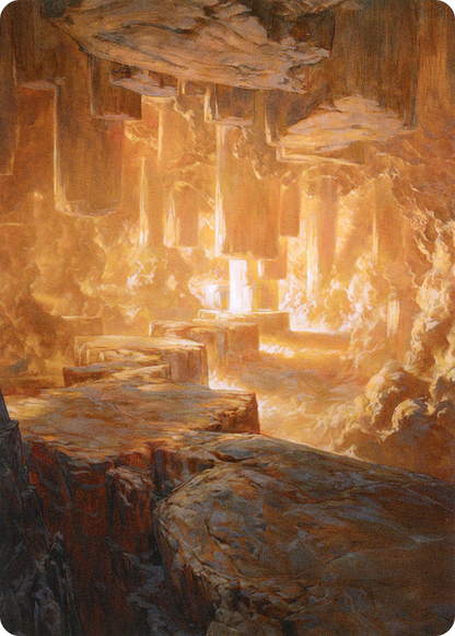 Pillarverge Pathway // Pillarverge Pathway (AZNR-028) - Zendikar Rising Art Series (Borderless) Foil