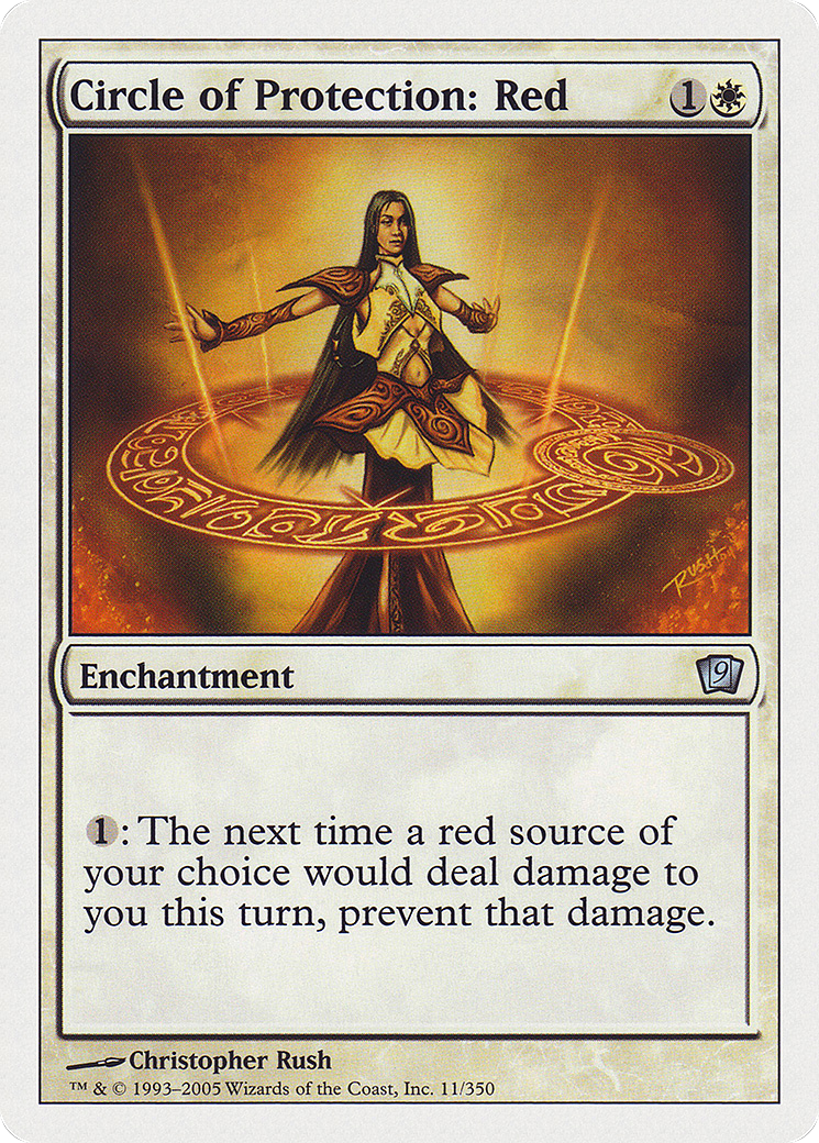 Circle of Protection: Red (9ED-011) - Ninth Edition