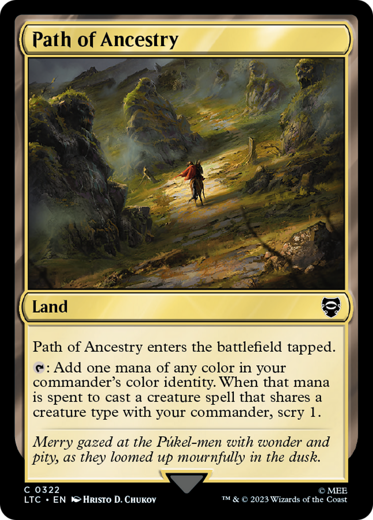 Path of Ancestry⁣ - Commander: The Lord of the Rings: Tales of Middle-earth⁣ (Common)⁣ [322]