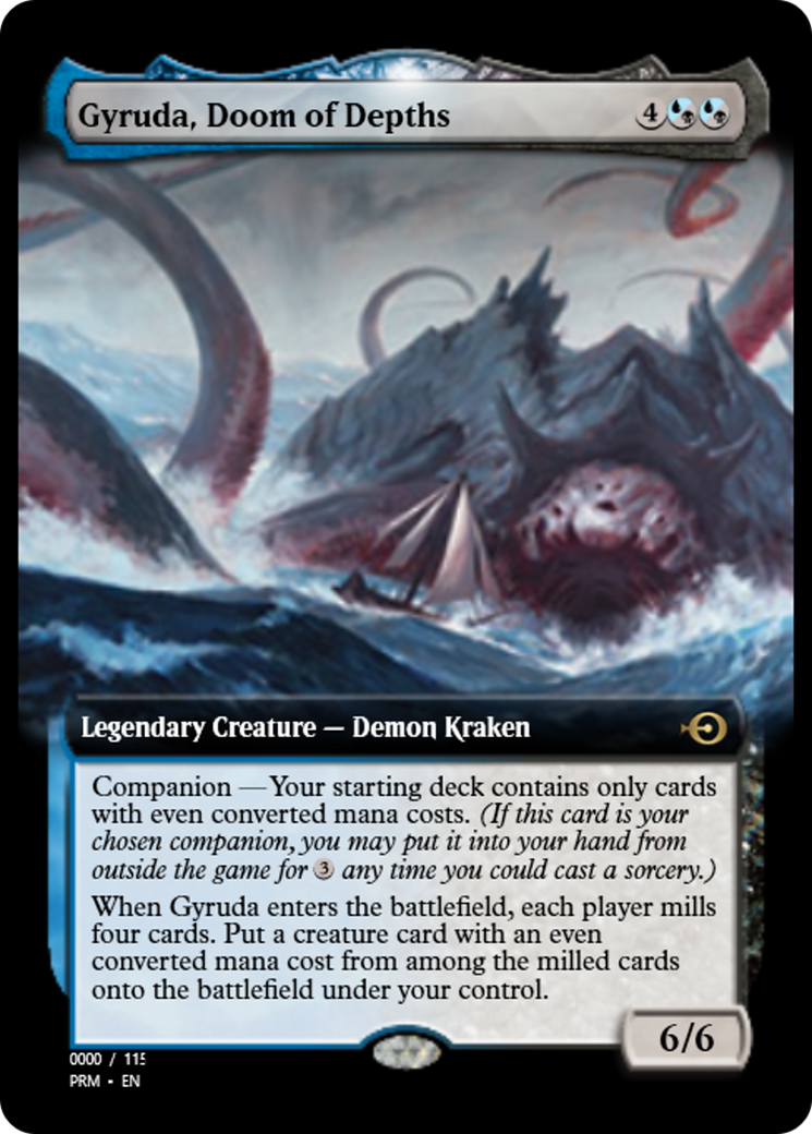 Gyruda, Doom of Depths (PRM-80859) - Magic Online Promos: (companion) Foil