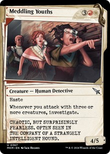 Meddling Youths⁣ - Murders at Karlov Manor: Extras⁣ (Uncommon)⁣ [367]