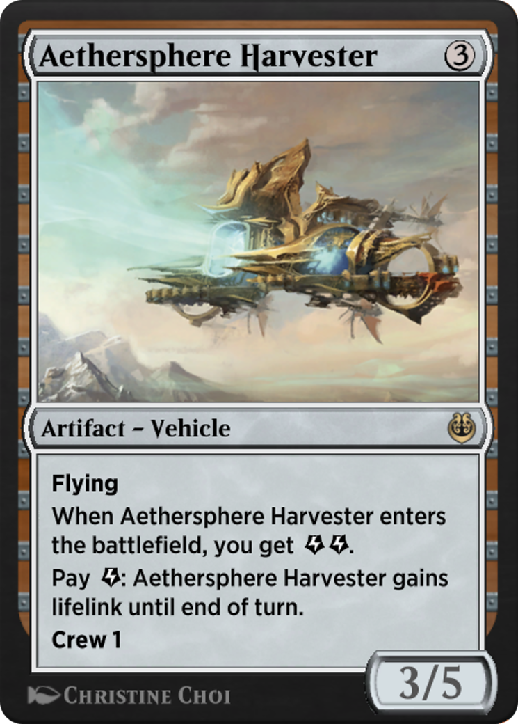 Aethersphere Harvester (KLR-218) - Kaladesh Remastered