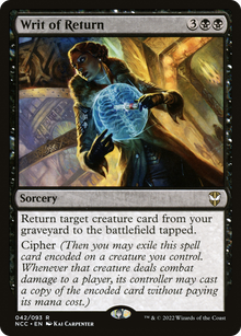 Writ of Return⁣ - Commander: Streets of New Capenna⁣ (Rare)⁣ [42]
