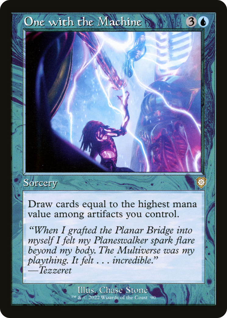 One with the Machine⁣ - Commander: The Brothers' War⁣ (Rare)⁣ [90]
