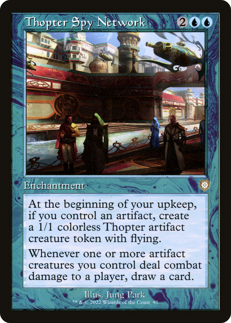 Thopter Spy Network⁣ - Commander: The Brothers' War⁣ (Rare)⁣ [97]
