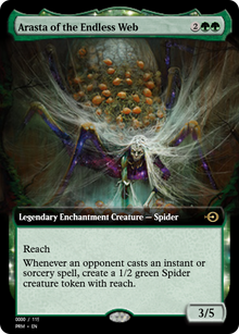 Arasta of the Endless Web (PRM-79963) - Magic Online Promos: (enchantment)
