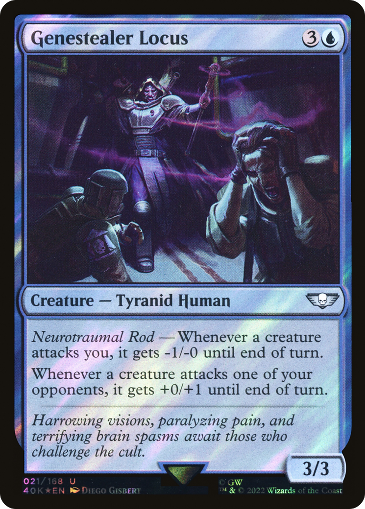 Genestealer Locus (Surge Foil) (40K-21★) - Warhammer 40,000 Commander Foil