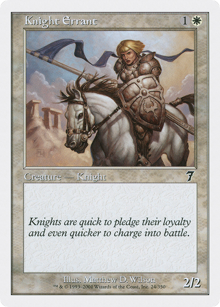 Knight Errant (7ED-024) - Seventh Edition