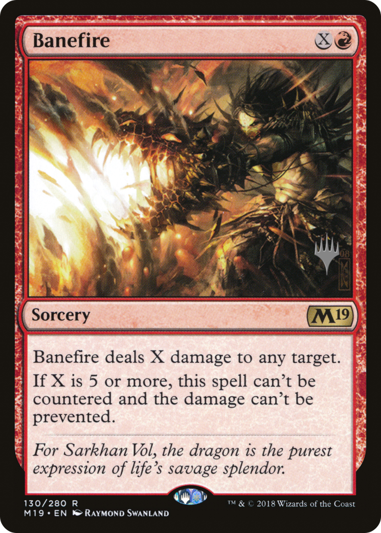 Banefire (PPM20-130P) - Core Set 2019 Promos