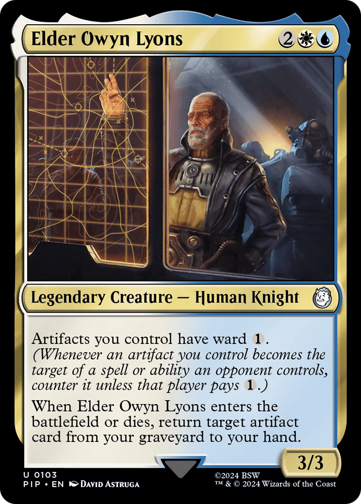 Elder Owyn Lyons⁣ - Universes Beyond: Fallout⁣ (Uncommon)⁣ [103]