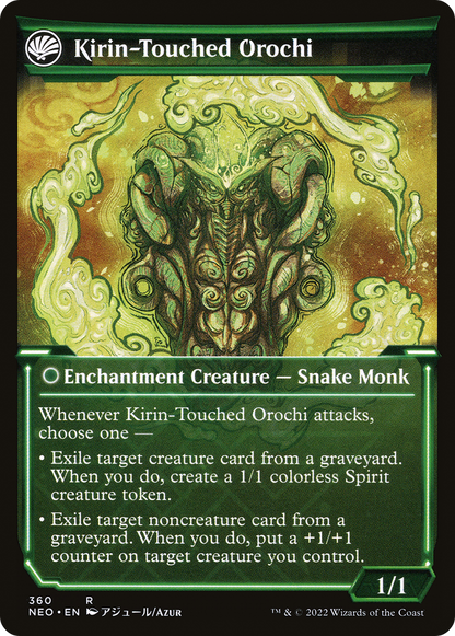 Teachings of the Kirin (Showcase) (NEO-360) - Kamigawa: Neon Dynasty: (Showcase, fandfc) Foil