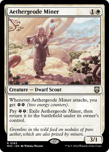 Aethergeode Miner⁣ - Commander: Modern Horizons 3⁣ (Rare)⁣ [163]