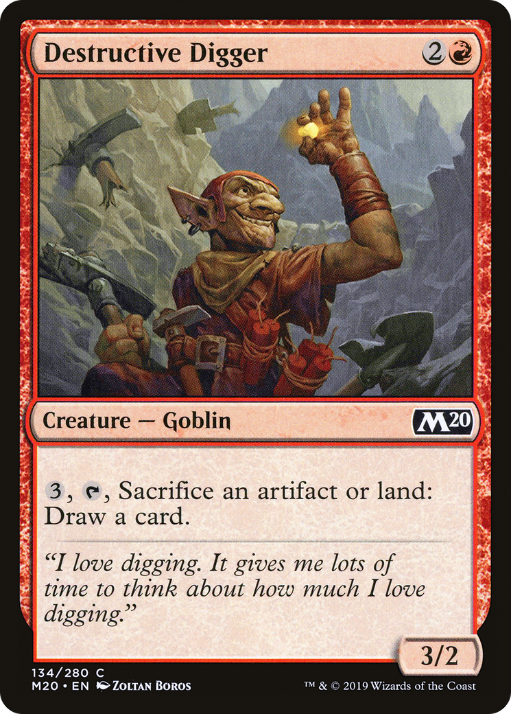 Destructive Digger⁣ - Core 2020⁣ (Common)⁣ [134]