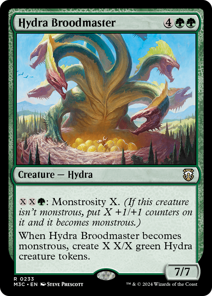 Hydra Broodmaster⁣ - Commander: Modern Horizons 3⁣ (Rare)⁣ [233]