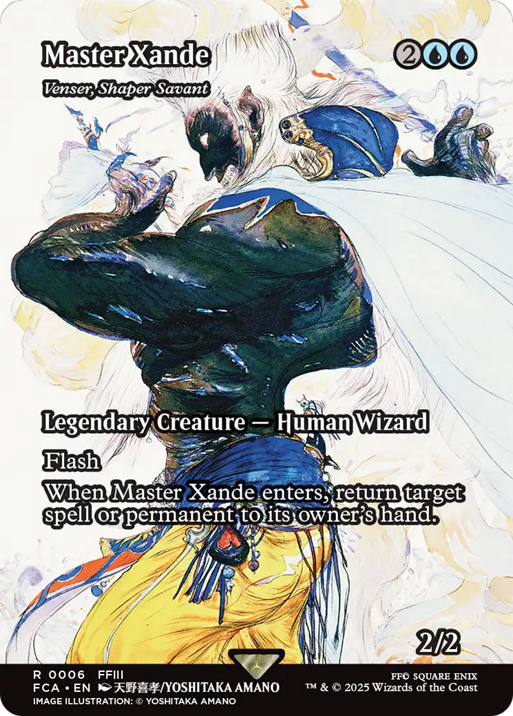 Venser, Shaper Savant (FCA-006) - FINAL FANTASY: Through the Ages / Master Xande (Borderless) Foil