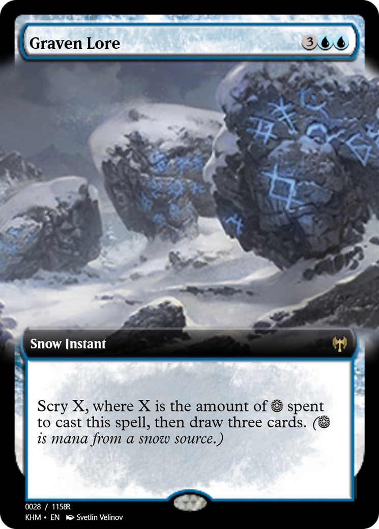 Graven Lore (PRM-88256) - Magic Online Promos: (snow) Foil