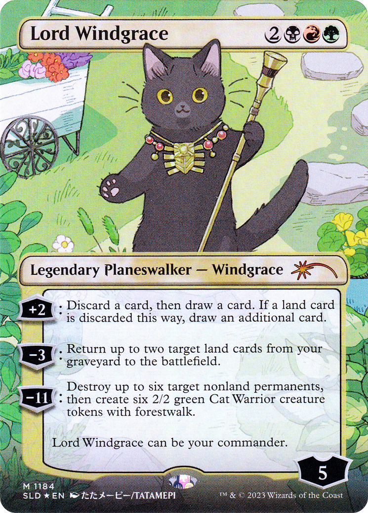 Lord Windgrace (SLD-1184) - Secret Lair Drop (Borderless) Foil