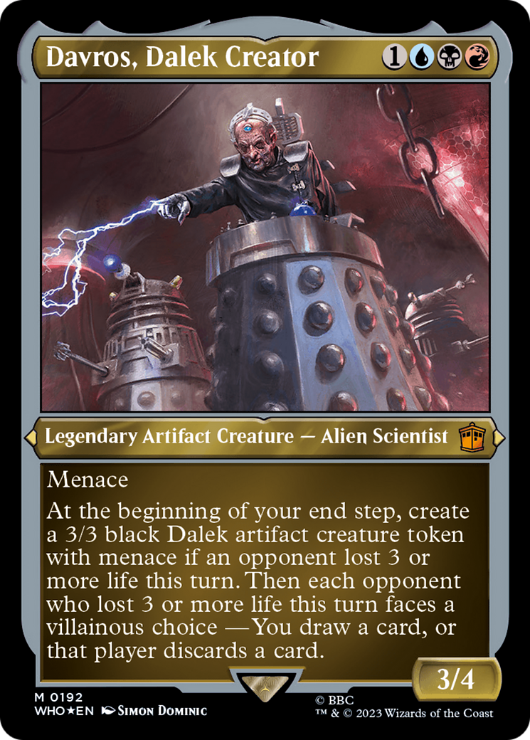 Davros, Dalek Creator (V.2)⁣ - Universes Beyond: Doctor Who⁣ (Mythic)⁣ [192]