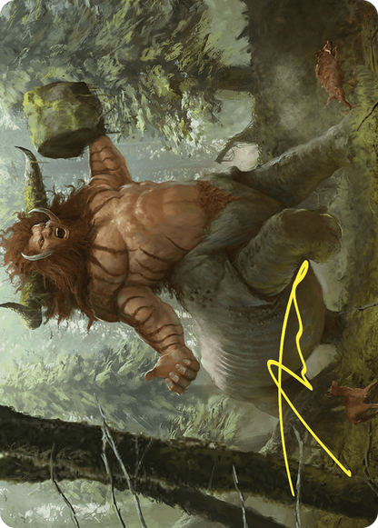 Stonehoof Chieftain // Stonehoof Chieftain (ACMM-026) - Commander Masters Art Series (Borderless)
