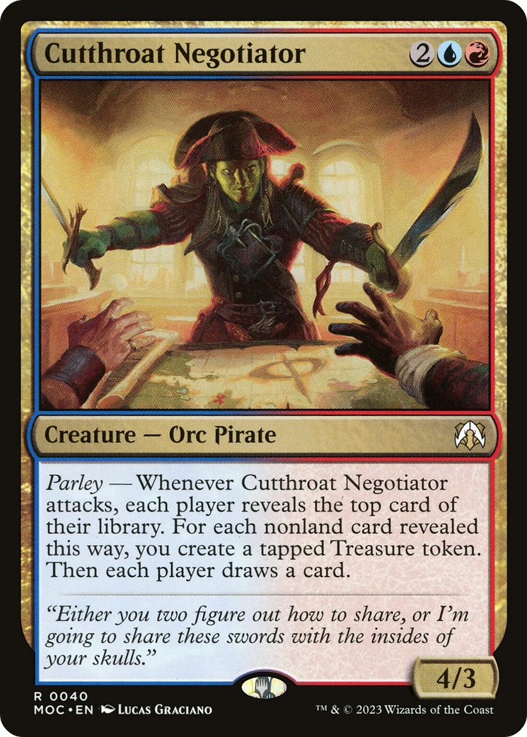 Cutthroat Negotiator⁣ - Commander: March of the Machine⁣ (Rare)⁣ [40]