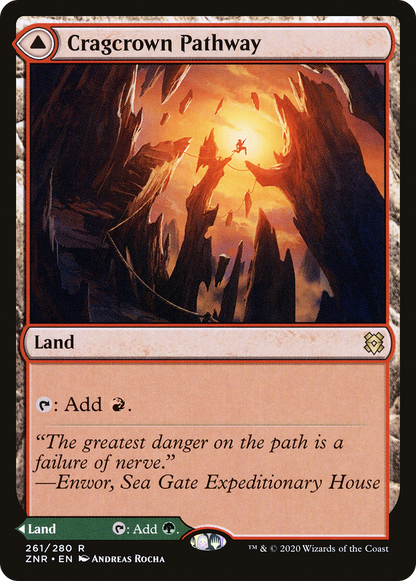 Cragcrown Pathway (ZNR-261) - Zendikar Rising Foil
