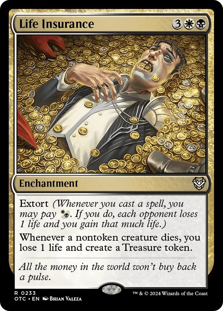 Life Insurance⁣ - Commander: Outlaws of Thunder Junction⁣ (Rare)⁣ [233]