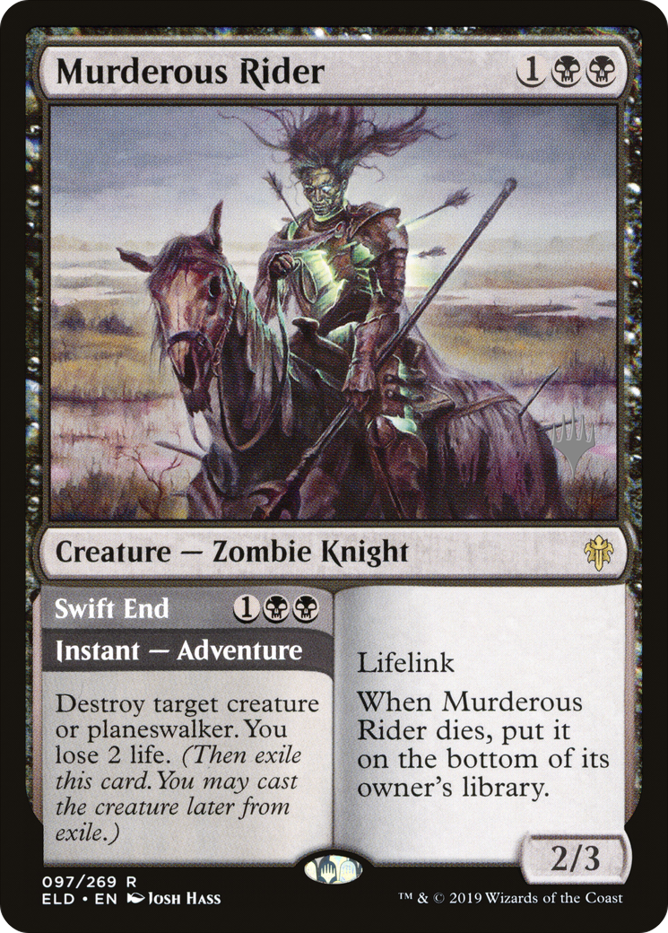 Murderous Rider (PPELD-97P) - Throne of Eldraine Promos