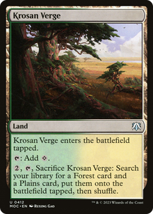 Krosan Verge⁣ - Commander: March of the Machine⁣ (Uncommon)⁣ [412]