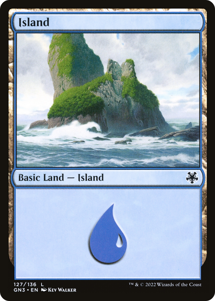 Island (V.3)⁣ - Game Night: Free For All⁣ (Land)⁣ [127]