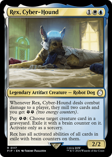 Rex, Cyber-Hound⁣ - Universes Beyond: Fallout⁣ (Rare)⁣ [117]