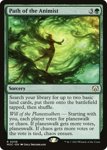 Path of the Animist⁣ - Commander: March of the Machine⁣ (Rare)⁣ [38]