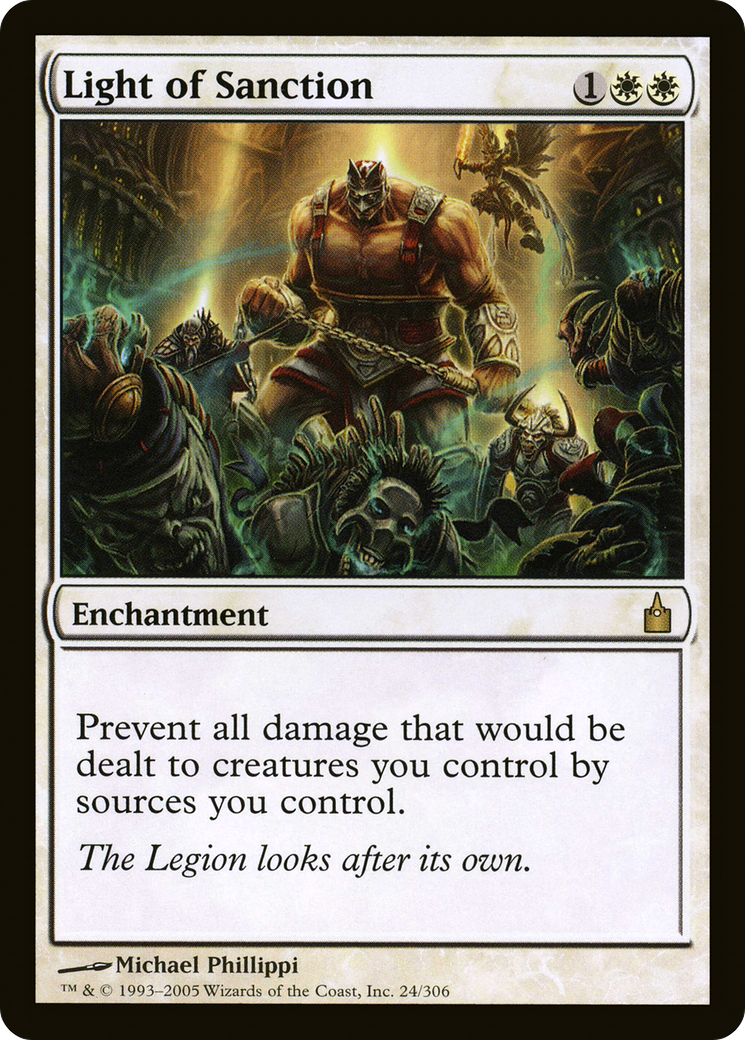 Light of Sanction (RAV-024) - Ravnica: City of Guilds Foil