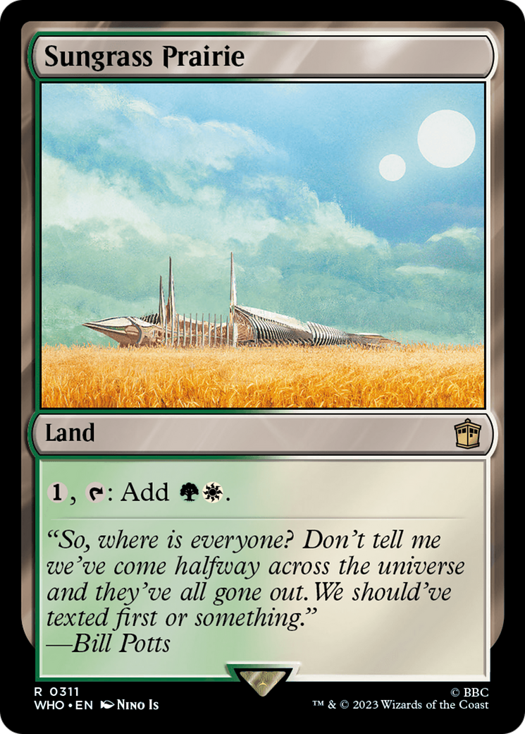 Sungrass Prairie⁣ - Universes Beyond: Doctor Who⁣ (Rare)⁣ [311]