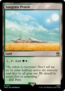 Sungrass Prairie⁣ - Universes Beyond: Doctor Who⁣ (Rare)⁣ [311]