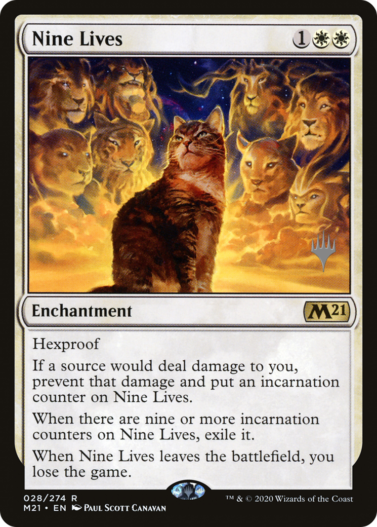 Nine Lives (PPM21-28P) - Core Set 2021 Promos Foil